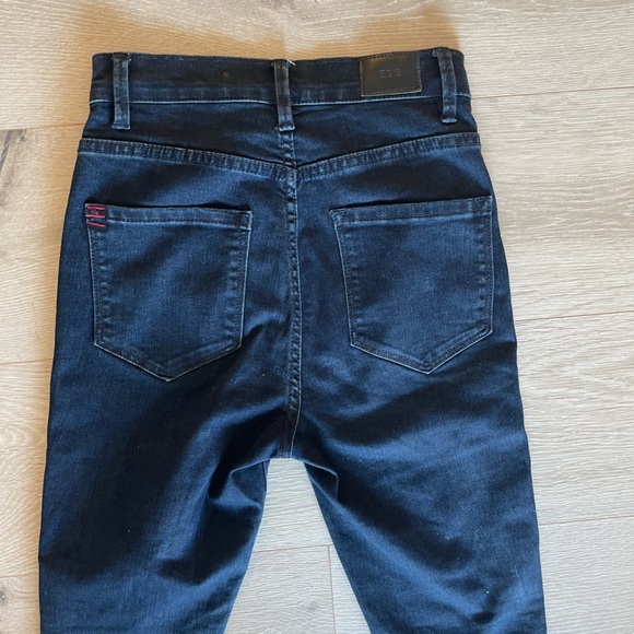 BDG Super High Rise TWIG Ankle Deep Blue Skinny Jeans - Picture 11 of 13